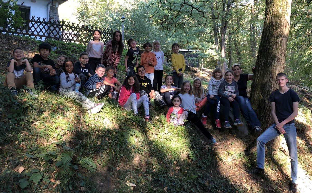 Klasse 3c auf Fahrt im Odenwald +++ Goldener Oktober in Lindenfels