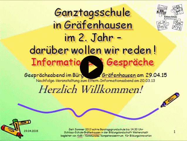 Info- & Gesprächsabend "Ganztagsschule nach 2 Jahren" am 29.04.15 +++ überwiegend positives Feedback +++ nicht nur die Snacks kamen gut an!